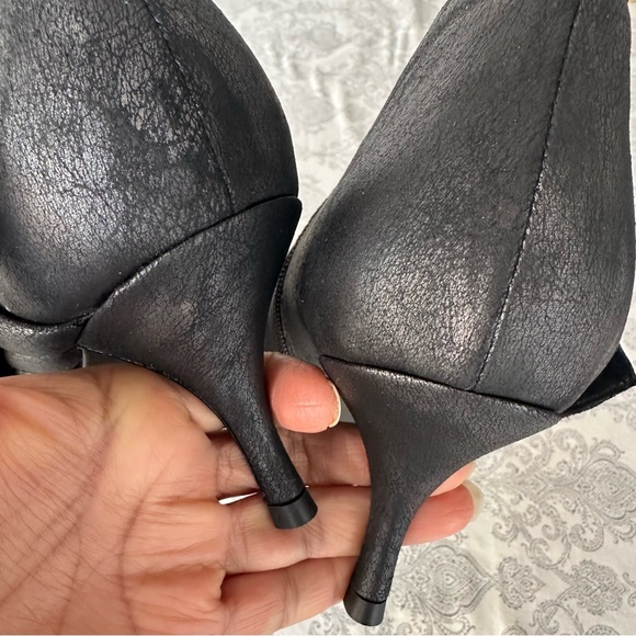 Free People Jeffrey Campbell Deja Vu Buckle Boots Distressed Pointy size 11 - Picture 5 of 12